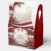 Kerst Floral Candy Canes Vakantie Cadeaubox Bedankdoosjes (Geopend)