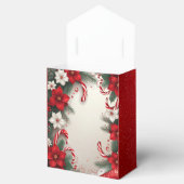 Kerst Floral Candy Canes Vakantie Cadeaubox Bedankdoosjes (Geopend)
