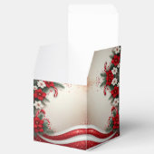 Kerst Floral Candy Canes Vakantie Favoriet Box Bedankdoosjes (Geopend)
