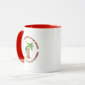 Kerst Florida Vakantie Koffiemok Mok (Voorkant links)