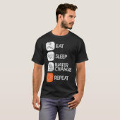 Kerst Flowerhorn Vis T-shirt (Voorkant volledig)