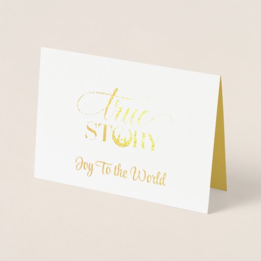 Kerst Folie Kaart (Voorkant)