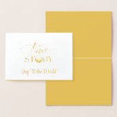 Kerst Folie Kaart (Display)