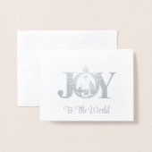 Kerst Folie Kaart (Voorkant met envelop)