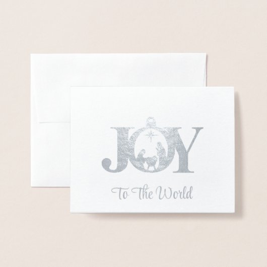 Kerst Folie Kaart (Voorkant met envelop)