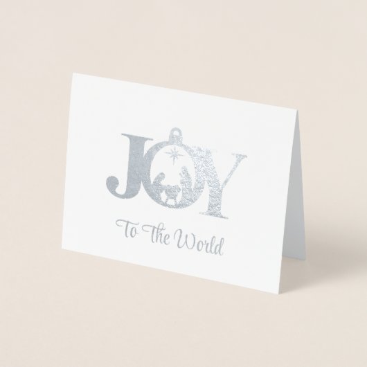 Kerst Folie Kaart (Voorkant)