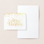 Kerst Folie Kaart (Display)