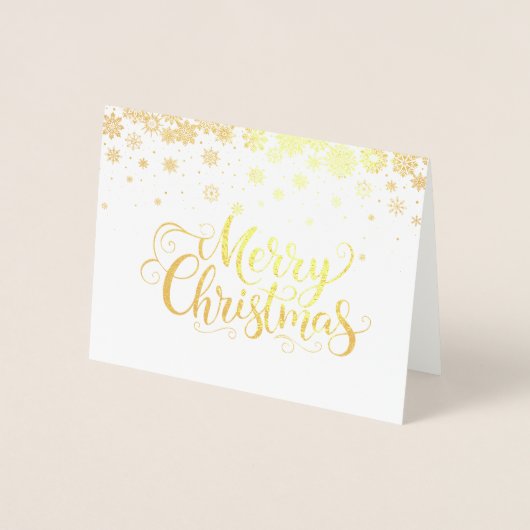 Kerst Folie Kaart (Voorkant)