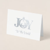 Kerst Folie Kaart (Voorkant)