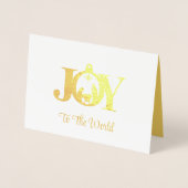 Kerst Folie Kaart (Voorkant)