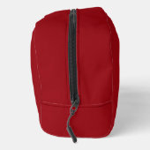 Kerst Forest Green Gold Brat op Crimson Red Toilettasje (Rechts)