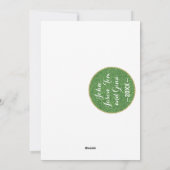 Kerst foto aanpassen Kaart "Ornamenten / Stars" (Achterkant)