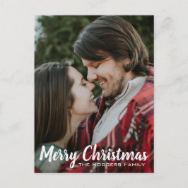 Kerst Foto Briefkaart | Aangepaste begroeting
