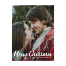 Kerst Foto Briefkaart | Aangepaste begroeting