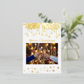 Kerst Foto Briefkaart, Folie Briefkaart (Staand Voorkant)