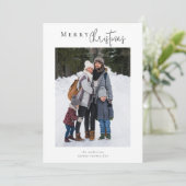Kerst Foto Collage Feestdagenkaart (Staand voorkant)