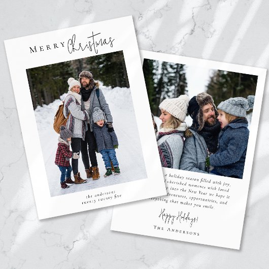 Kerst Foto Collage Feestdagenkaart