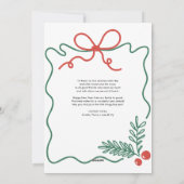 Kerst Foto Collage  Feestdagenkaart (Achterkant)