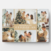 Kerst Foto Collage Herinnering Fotoplaat (voorkant)