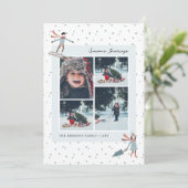 Kerst Foto Collage Kerstkaart (Staand voorkant)