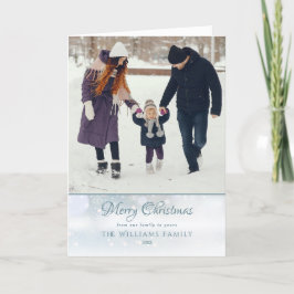 Kerst foto elegant winter vorst feestdagen kaart