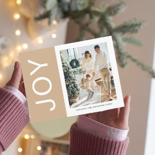Kerst Foto Familie   Kerst Postkaart met Vrolijkhe