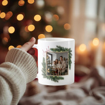 Kerst foto frame gepersonaliseerd familie 