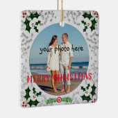 Kerst Foto Frame Keramisch Ornament (Rechts)