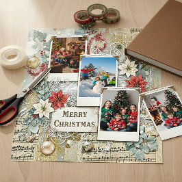 Kerst foto frame knutselpapier