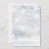 Kerst Foto Geboorteaankondiging Vakantie Feestdagenkaart (Achterkant)