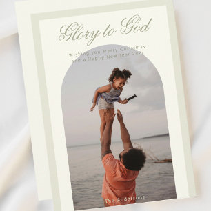 Kerst foto groet Vakantiekaart religieus Feestdagenkaart