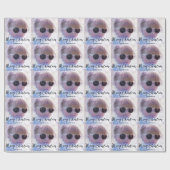 Kerst foto inpakpapier (Vlak)