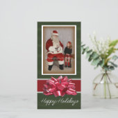 Kerst foto kaart (Staand voorkant)