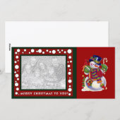 Kerst foto kaart (Voorkant / Achterkant)