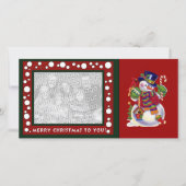 Kerst foto kaart (Voorkant)