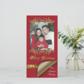 Kerst foto kaart (Staand voorkant)