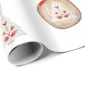 Kerst foto Lijst & Ornamenten inpakpapier (Rol Hoek)