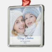 Kerst Foto Naam Ornament (Links)