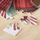 Kerst Foto Rendier Winter Wonderland Legpuzzel (Zijkant)