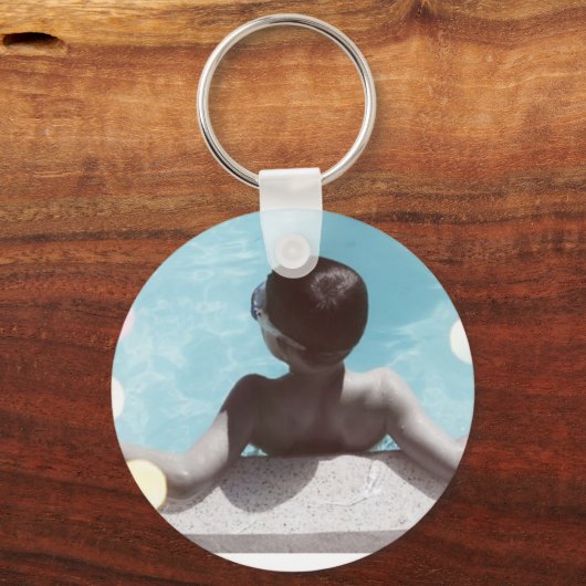 Kerst foto Sleutelhanger (Achterkant)