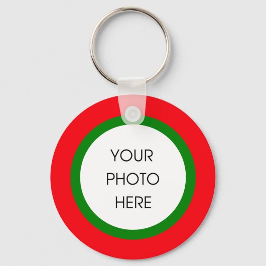 Kerst Foto Sleutelhanger (Voorkant)