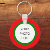 Kerst Foto Sleutelhanger (Voorkant)