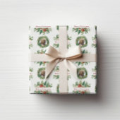 Kerst Foto Vakantie Cadeaupapier