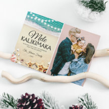 Kerst Foto Vakantiekaart Mele Kalikimaka