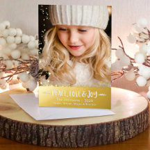 Kerst Foto Vrede Liefde Vreugde Sterren Echt Goud