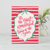 Kerst Foto Wenskaart (Staand voorkant)