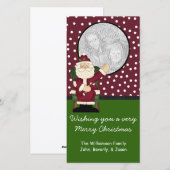 Kerst Foto Wenskaart Feestdagenkaart (Voorkant / Achterkant)