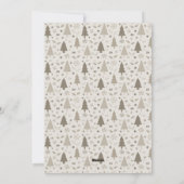 Kerst Fotocollage Familie Neutraal Feestdagenkaart (Achterkant)