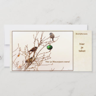 Kerst - Fotokaart - Business card - Christmas Feestdagenkaart
