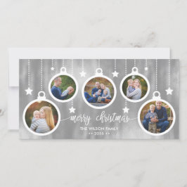 Kerst fotokaart, Feestdagen, Kerstversiering Feestdagenkaart